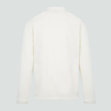 Junior Unisex Classic Long Sleeve Cricket Jumper White