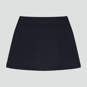 Junior Unisex Plain Skort Black