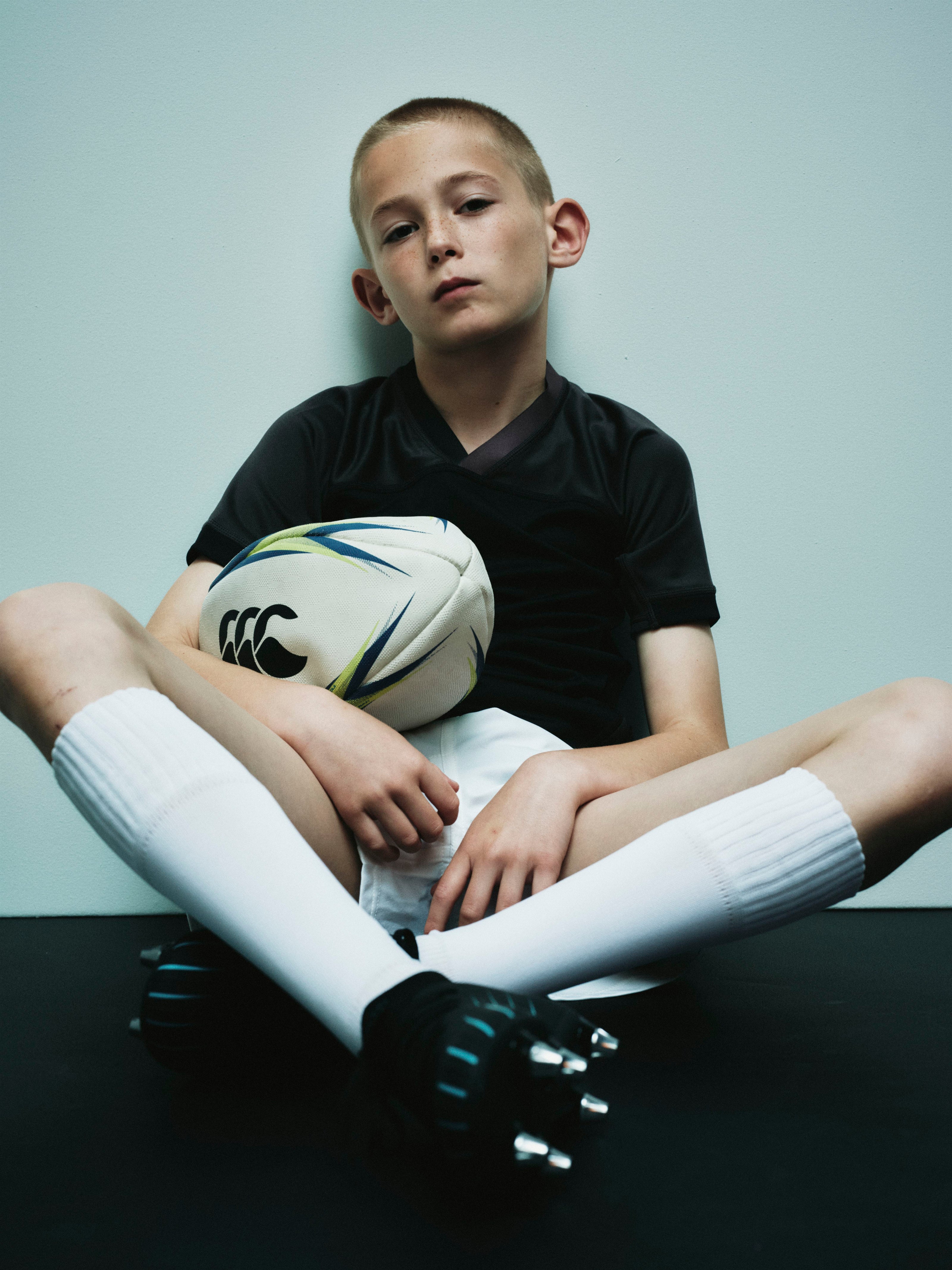 Junior Unisex Phoenix Raze Soft Ground Boots Black/White