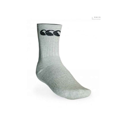 Cotton Sport Calf Sock Grey