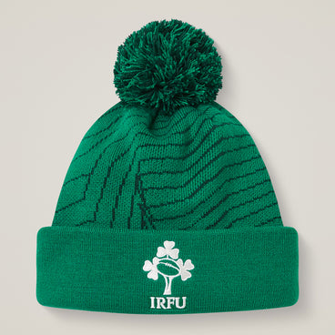 Adult Unisex Ireland Bobble Hat Green