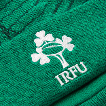 Adult Unisex Ireland Bobble Hat Green