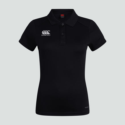 Womens Club Dry Polo Shirt Black