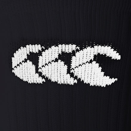 Mens Mid Calf Grip Socks Black