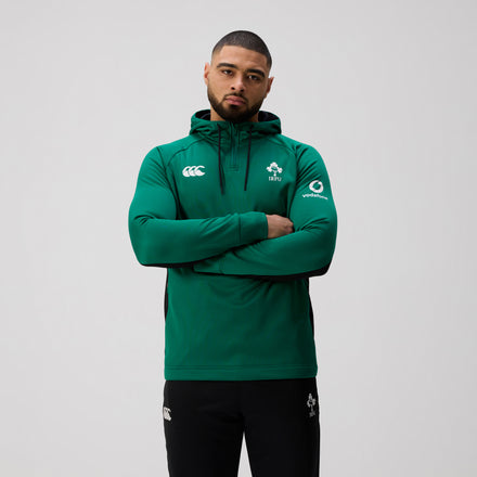 Mens Ireland Zip Training Hoody Green