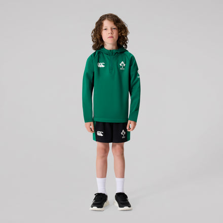 Junior Unisex Ireland Zip Training Hoody Green