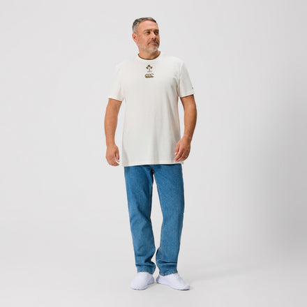 Mens Ireland Team Cotton Tee Cream Marl