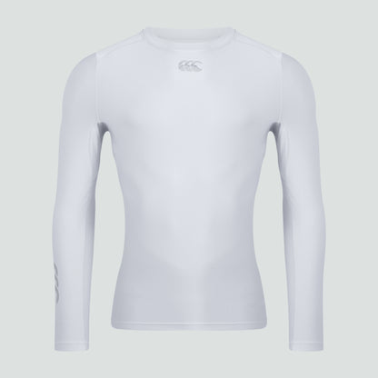 Mens Thermoreg Long Sleeved Top White
