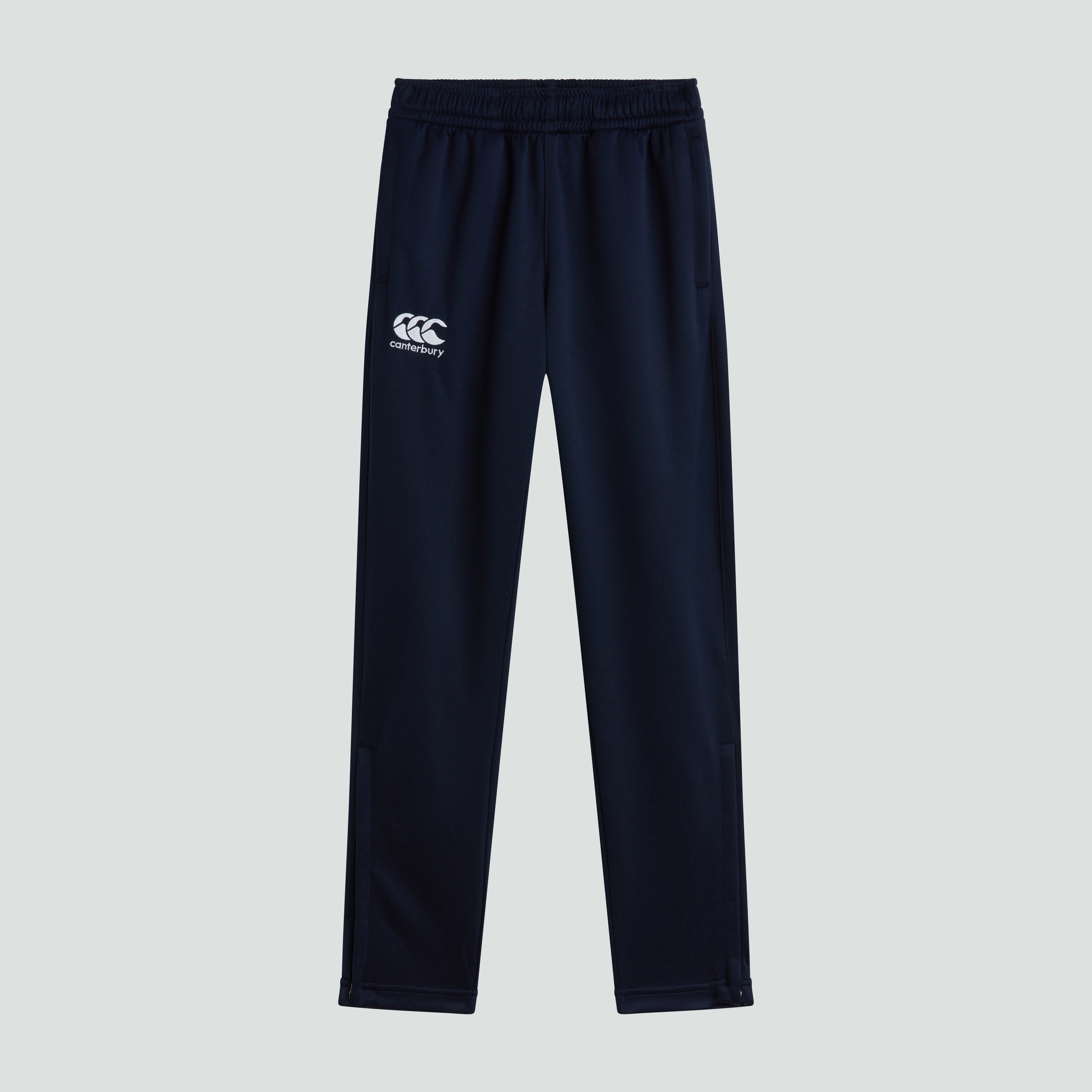 Junior Unisex Stretch Tapered Poly Knit Pants Navy | Navy | Canterbury