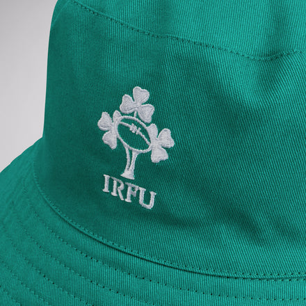 Adult Unisex Ireland Reversible Bucket Hat Black/Green
